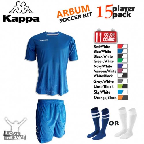 Kappa soccer kit prices shop